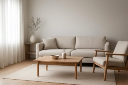 Modern minimalista nappali bútorok letisztult designnal