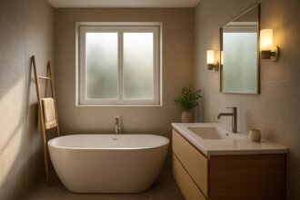 Modern fürdőszoba világítása és design ötletek